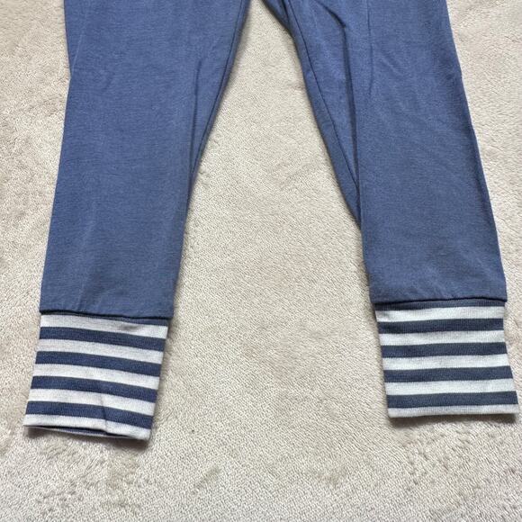 Moon and Beck Baby 6-12 Months Blue/White Stripe Signature Leggings New - Picture 6 of 8